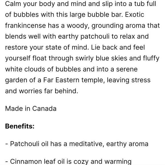 Lush blue skies and fluffy white clouds bubble bar - Picture 2 of 3